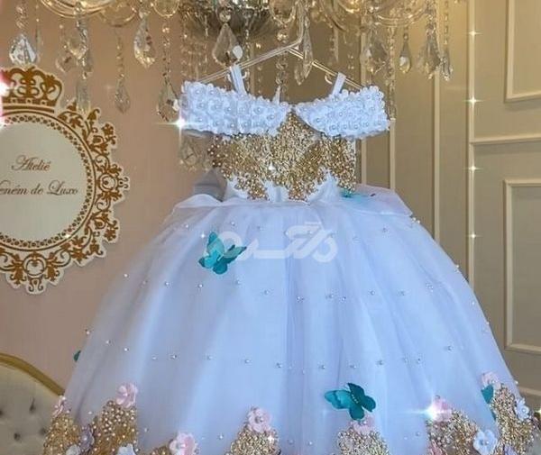 عکس لباس پرنسسی بچه گانه