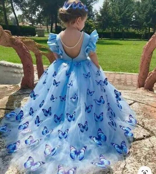 عکس لباس پرنسسی آبی