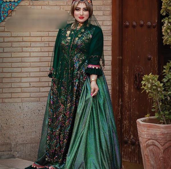 عکس لباس ترکی قشقایی مخمل
