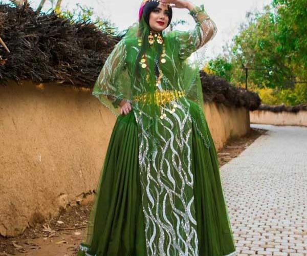 عکس لباس ترکی قشقایی مخمل