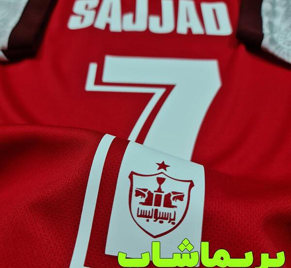 عکس پشت لباس جدید پرسپولیس