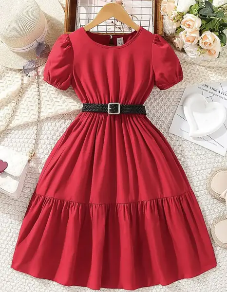 عکس لباس دکلته قرمز