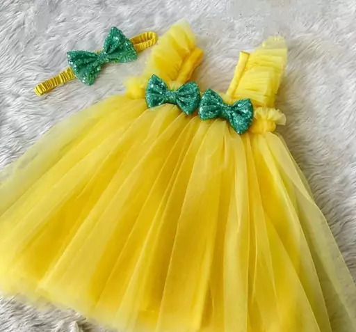 عکس لباس زرد دخترانه