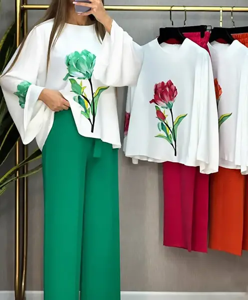 عکس لباس شومیز با شلوار