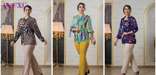 عکس لباس شومیز با شلوار