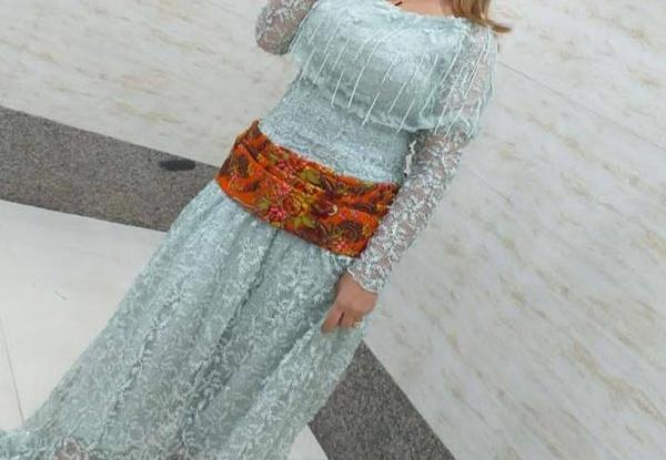 عکس لباس کردی طوسی