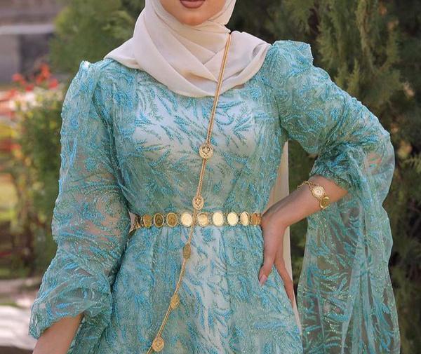 عکس لباس کردی طوسی