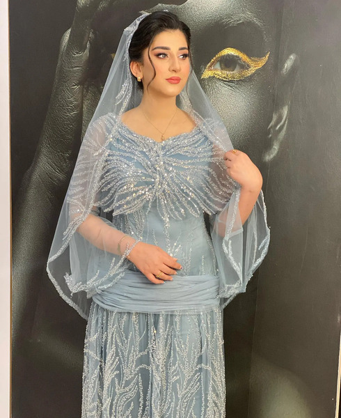 عکس لباس کردی طوسی