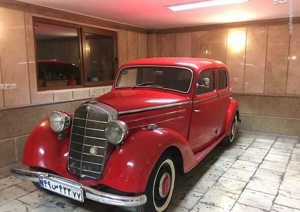 عکس ماشین بنز سواری قدیمی