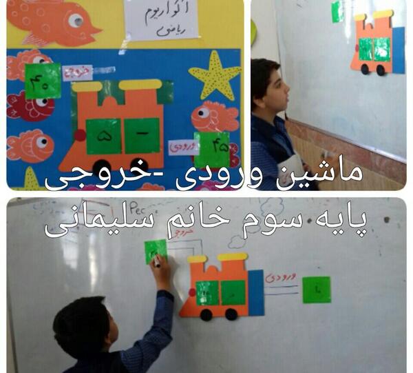 عکس کاردستی ماشین ورودی و خروجی