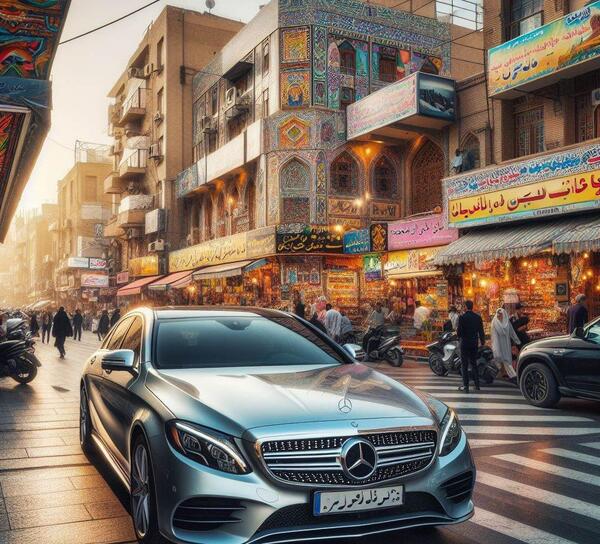 عکس ماشین بنز پروفایل