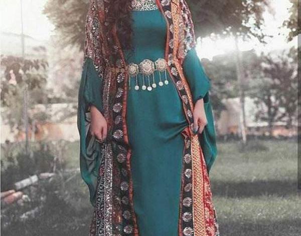 عکس لباس کردی زنانه قرمز