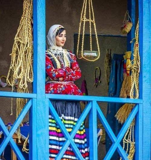 عکس لباس محلی دخترانه