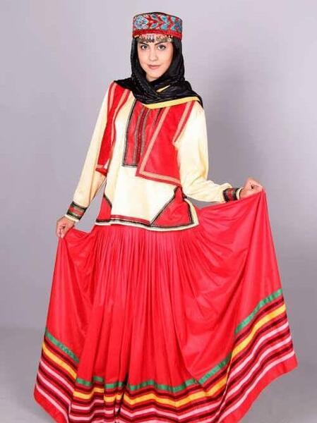 عکس لباس محلی دخترانه