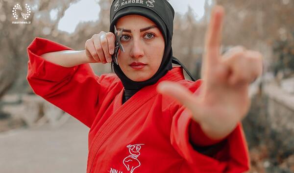 عکس لباس نینجا با ارم