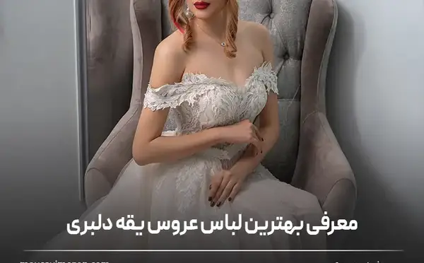 عکس لباس مجلسی با یقه دلبری