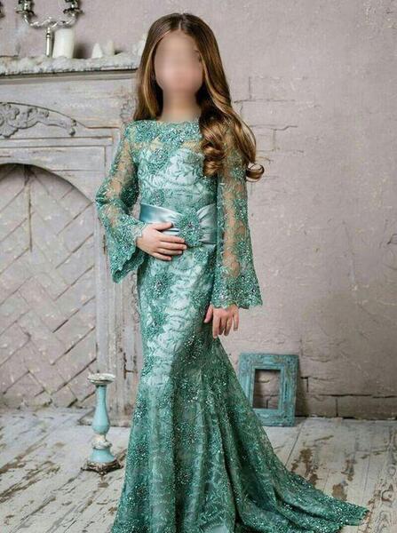 عکس لباس مجلسی دخترانه شیک ۹ساله
