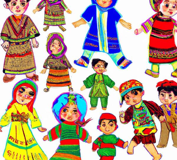 عکس لباس لری بچگانه