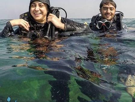 عکس با لباس غواصی
