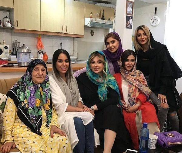 عکس نیوشا ضیغمی با لباس شب