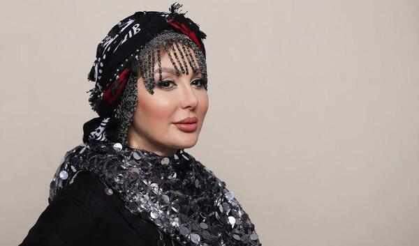 عکس نیوشا ضیغمی با لباس شب