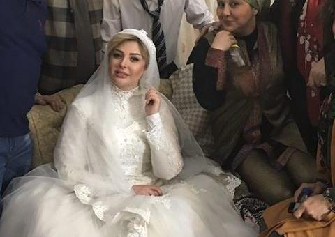 عکس نیوشا ضیغمی با لباس شب