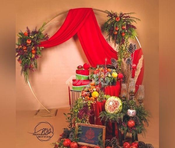 عکس لباس شب یلدایی عروس