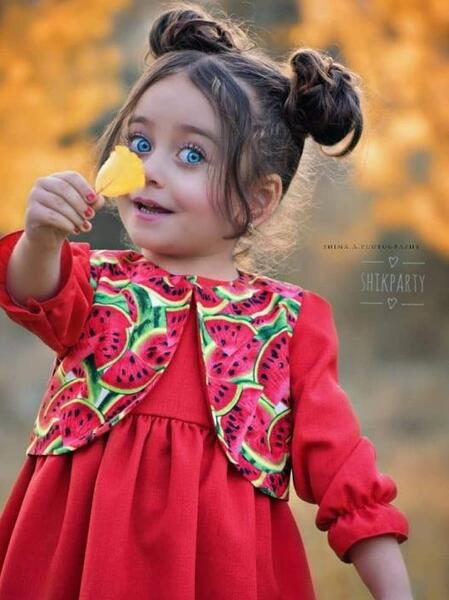 عکس لباس شب یلدا کودکانه