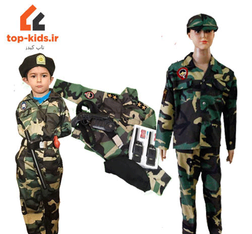 عکس لباس سربازی سبز