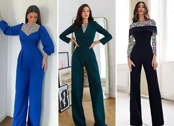 عکس لباس سرهمی مجلسی زنانه