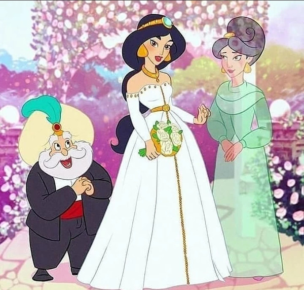 عکس لباس عروس راپونزل