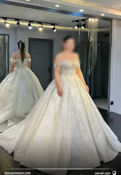 عکس لباس عروس عربی پرکار