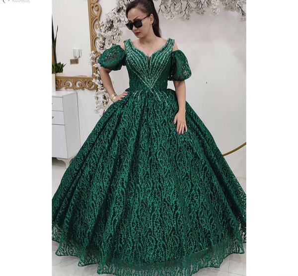 عکس لباس عروس عربی پرکار