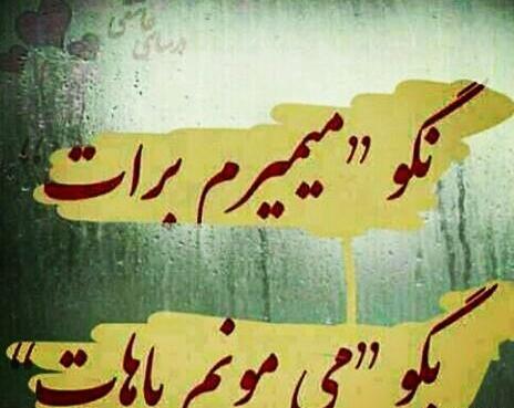 عکس نوشته میمیرم برات