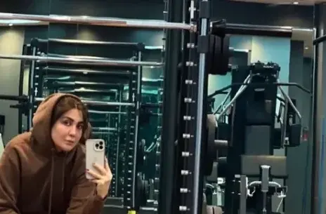 عکس مریم معصومی در باشگاه