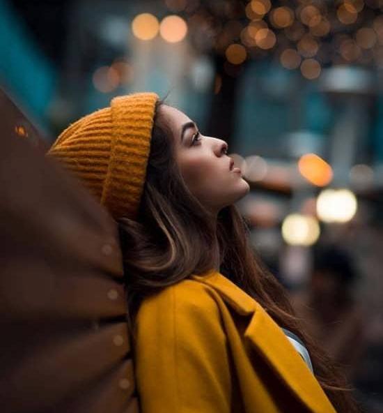 عکس نیم رخ دخترانه