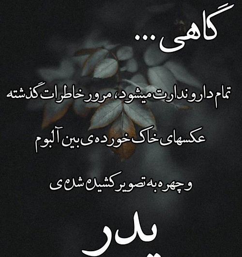 عکس استوری واتساپ سالگرد پدر