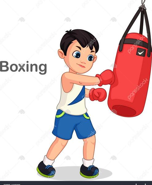 عکس پسر ورزشکار کارتونی