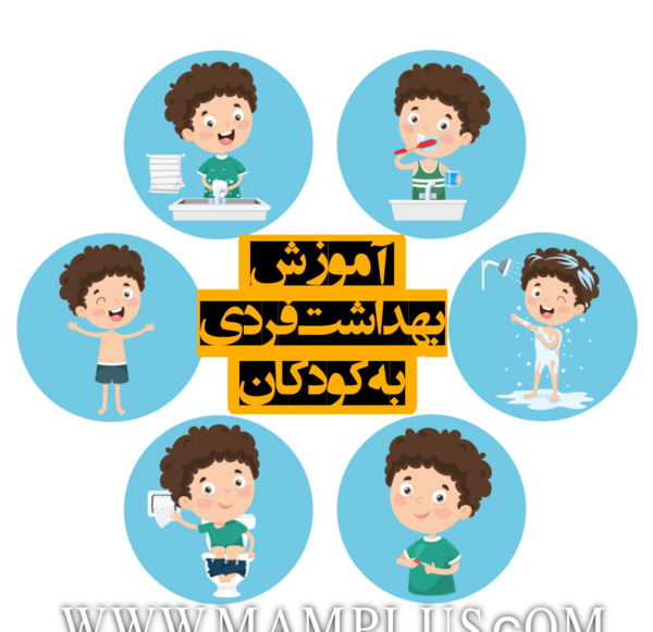 عکس نقاشی کودکانه شانه و مسواک