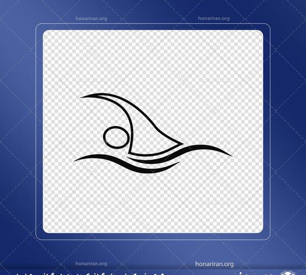 عکس نقاشی کودکانه شناگر