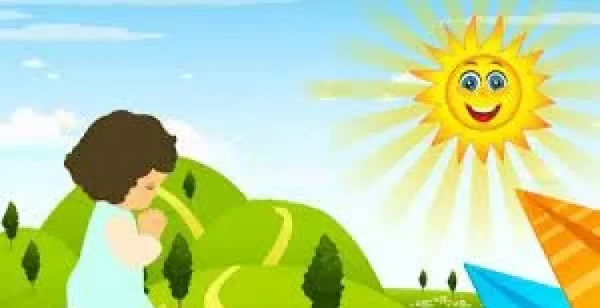 عکس نقاشی کودکانه در مورد شکر خدا