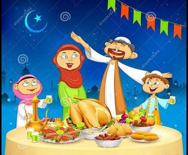 عکس نقاشی کودکانه میز صبحانه