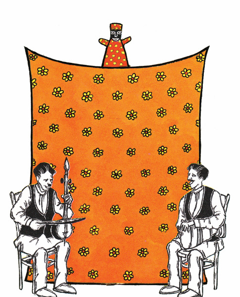 عکس نقاشی کودکانه صندوق گنج