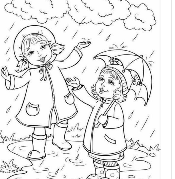 عکس نقاشی کودکانه از فصل پاییز