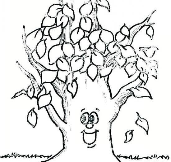 عکس نقاشی کودکانه از فصل پاییز