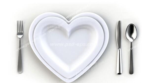 عکس نقاشی کودکانه قاشق چنگال
