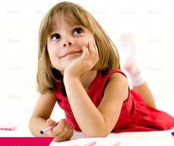 عکس دختر بچه برای نقاشی