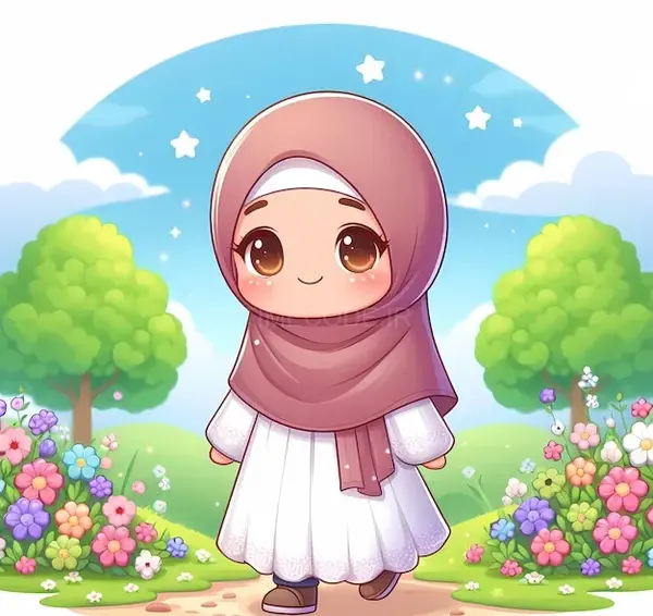 عکس نقاشی دختر بچه کارتونی