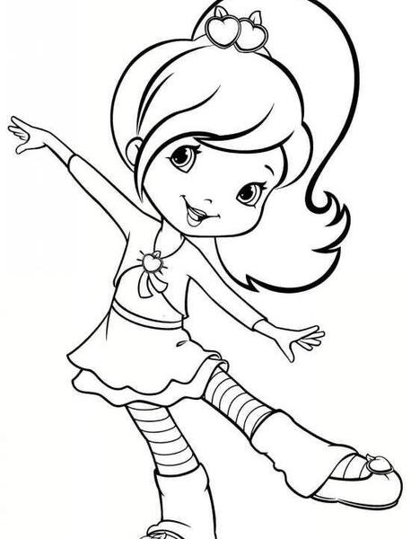 عکس نقاشی دختر بچه ساده
