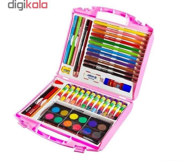 عکس نقاشی کودکانه کیف و کتاب